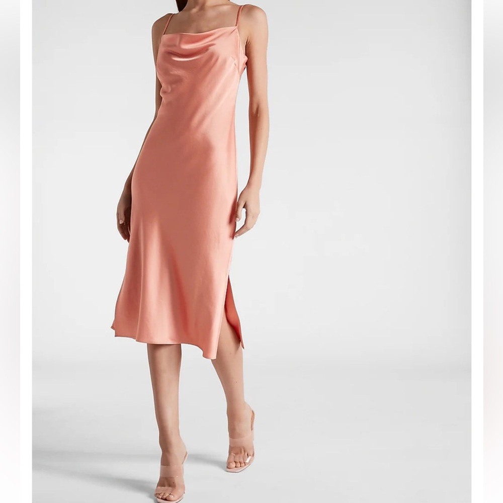 Express Satin Slip Dress